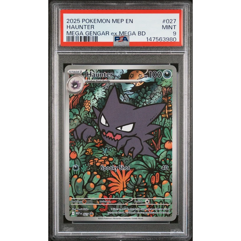 Pokémon TCG: Haunter #027 PSA 9 - Mega Evolution Promo