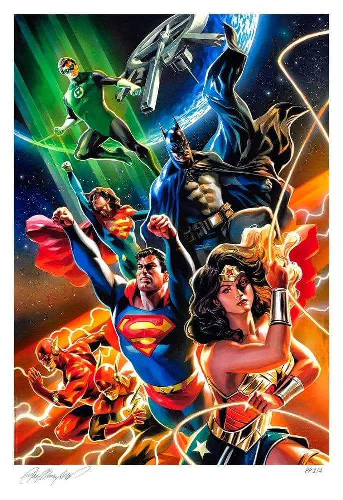 DC Comics Fine Art Print Justice League Unlimited 46 x 61 cm – oramad