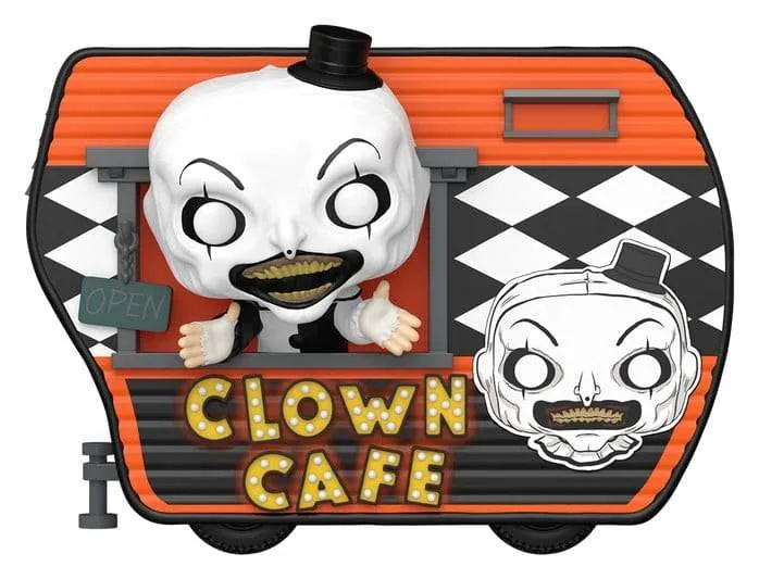 Terrifier POP! Rides Super Deluxe Vinylfigur Café med Art 15 cm