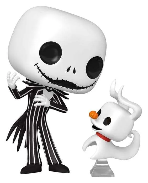 The Nightmare Before Christmas POP! & Buddy vinylfigur Jack & Zero 9 cm