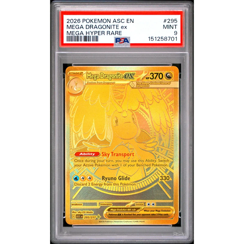 Pokémon TCG: Mega Dragonite Ex #295 PSA 9