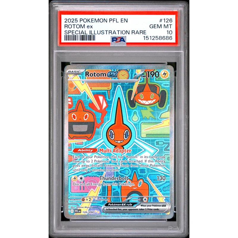 Pokémon TCG: Rotom Ex #126 PSA 10