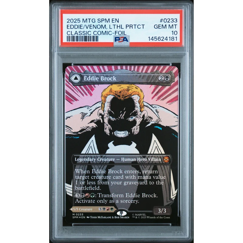 Pokémon TCG: Eddie/Venom, Lethal Protector #0233 PSA 10
