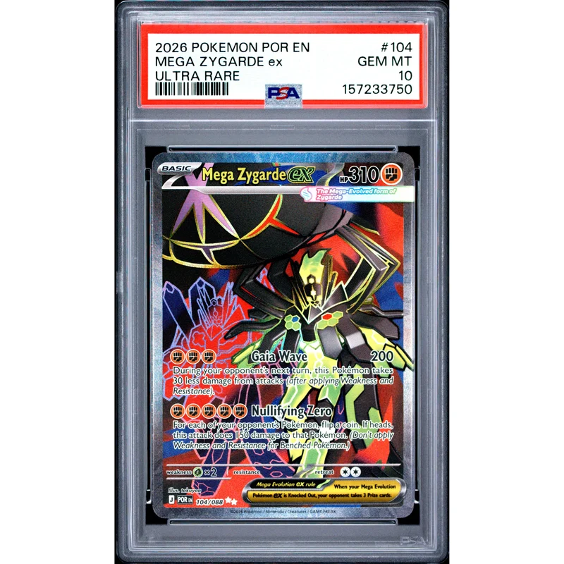 Pokémon TCG: Mega Zygarde Ex #104 PSA 10