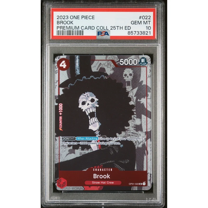 One Piece TCG: Brook #022 PSA 10