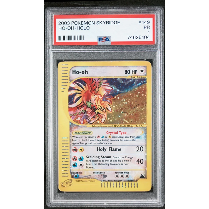 Pokémon TCG: Ho-Oh #149 PSA 1 Holo - Skyridge
