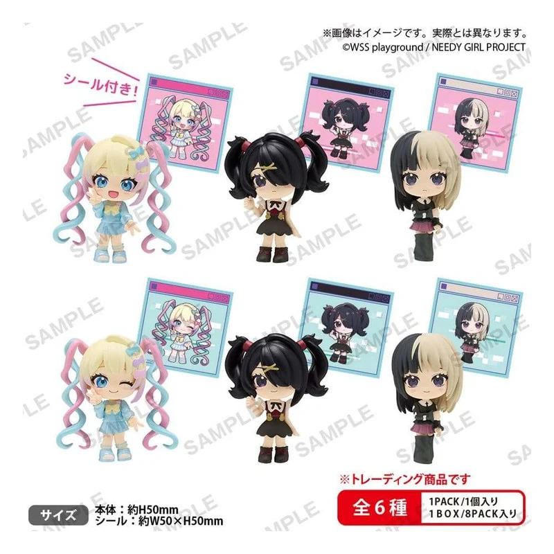 Needy Girl Overdose The Box Rich Mini Figures Collection Blind Box-display (8)