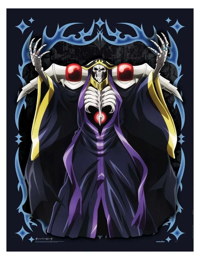 Overlord väggscroll Ainz Ooal Gown 130 x 170 cm
