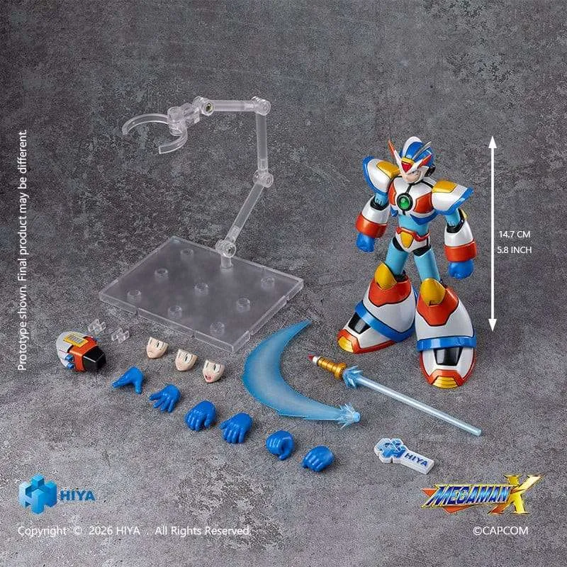 Mega Man Exquisite Basic actionfigur X Max Armor 15 cm