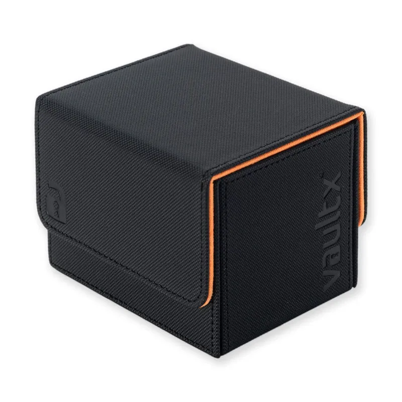 VaultX- Deckbox - Exo-Tec Sideloading 100+ - Black/Electric Orange