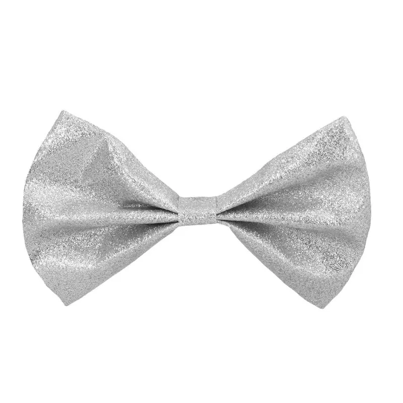 Fluga, silver glitter