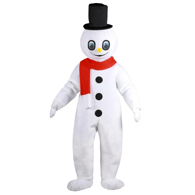Maskotdräkt, snögubbe deluxe