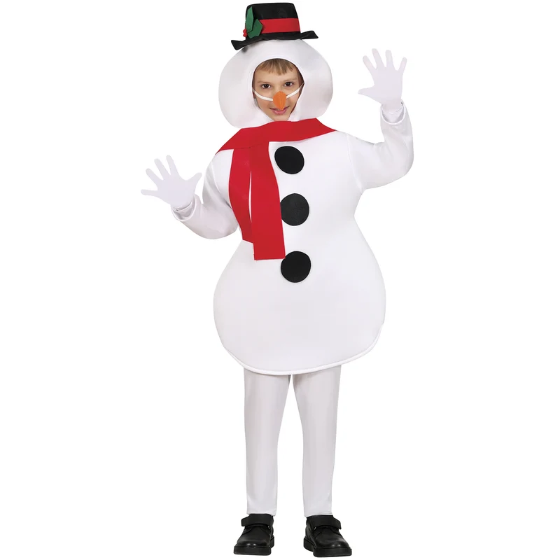 Barndräkt, snowman 119 cm (5-6 år)