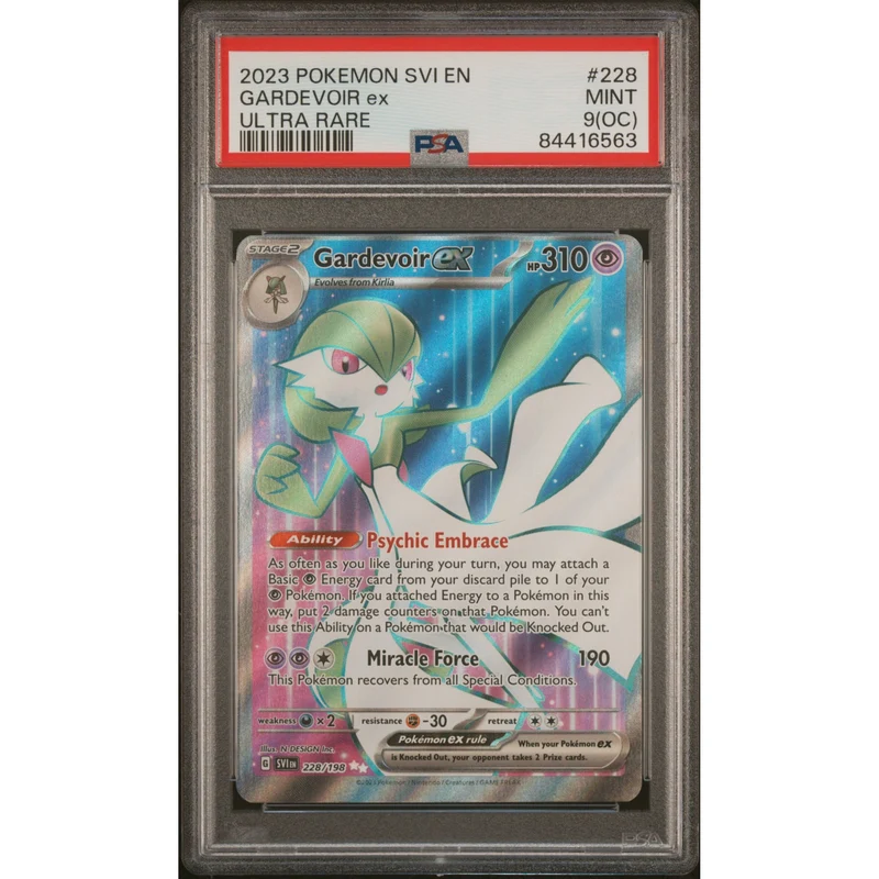 Pokémon TCG: Gardevoir Ex #228 PSA 9 - Scarlet & Violet