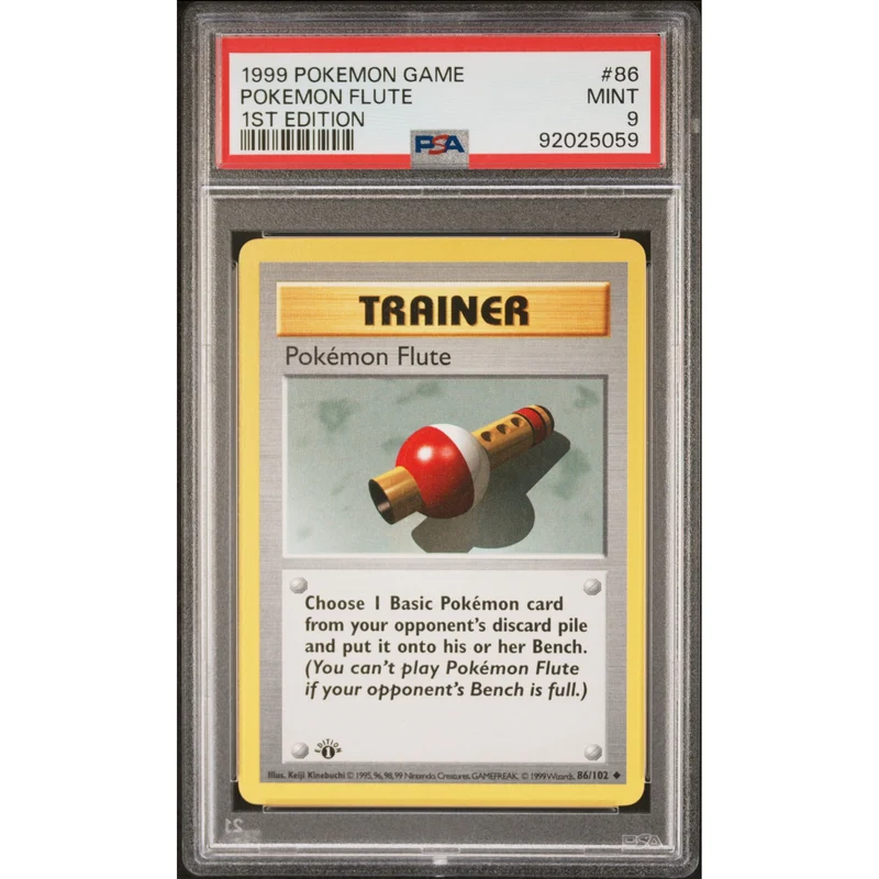 Pokémon TCG: Pokemon Flute #86 PSA 9 - Base Set