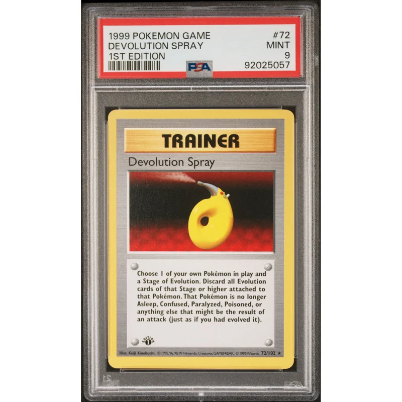 Pokémon TCG: Devolution Spray #72 PSA 9 - Base Set
