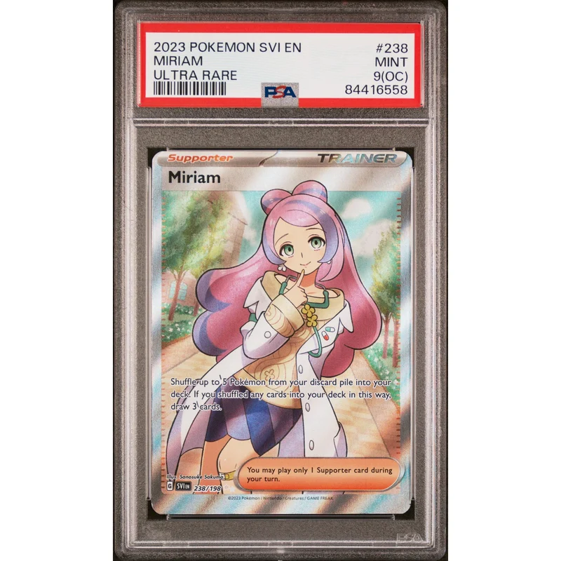 Pokémon TCG: Miriam #238 PSA 9 - Scarlet & Violet