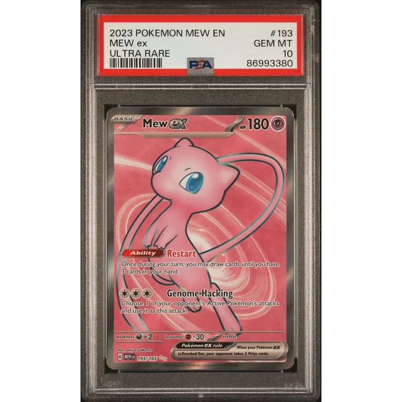 Pokémon TCG: Mew Ex #193 PSA 10 - 151