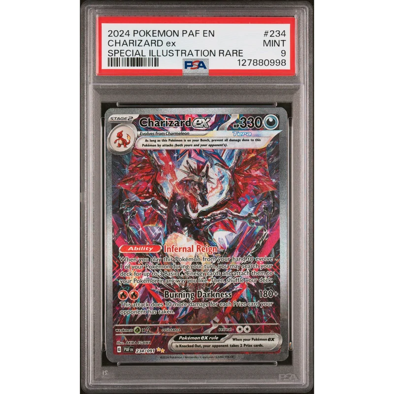 Pokémon TCG: Charizard Ex #234 PSA 9 - Paldean Fates