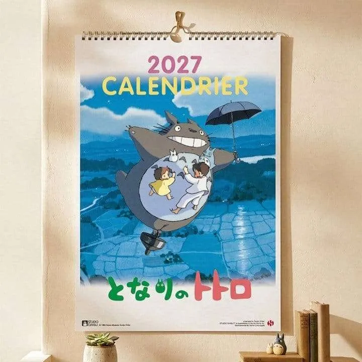 My Neighbor Totoro Kalender 2027 – engelsk version
