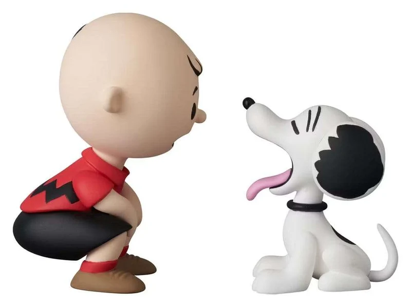 Peanuts UDF Series 20 minifigur Charlie Brown & Yawn Snoopy 7 cm