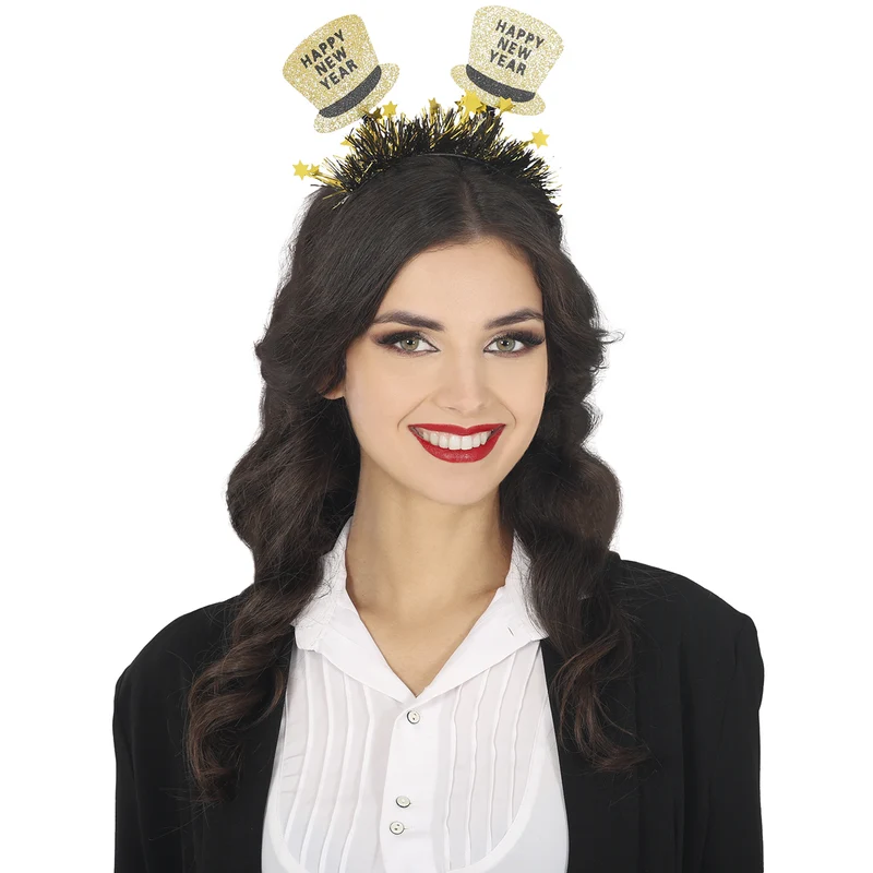 Diadem, happy new year guld