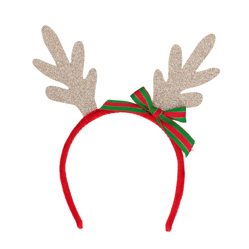 Juldiadem, golden reindeer