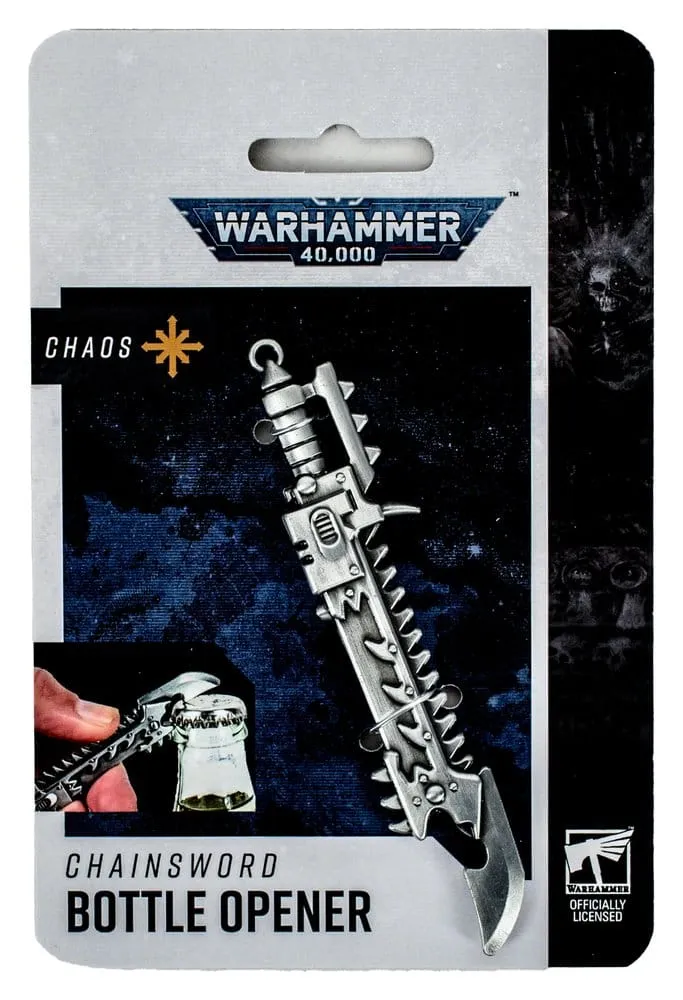 Warhammer 40K: Chaos Chainsword Bottle Opener