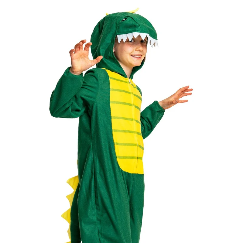Barndräkt, dinosaurie 122/128 cl