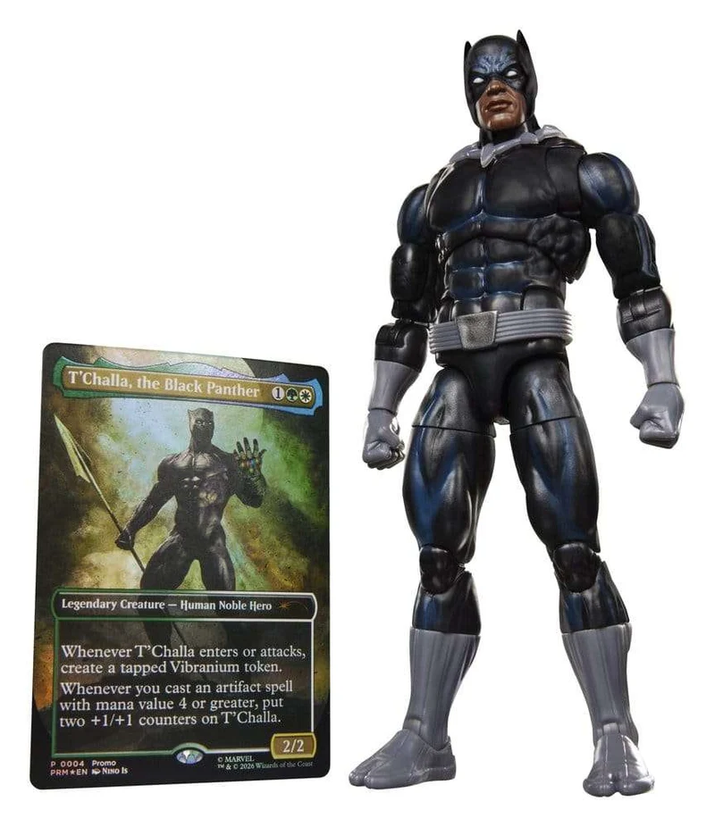 Magic: The Gathering x Marvel Super Heroes Marvel Legends Actionfigur Black Panther 15 cm