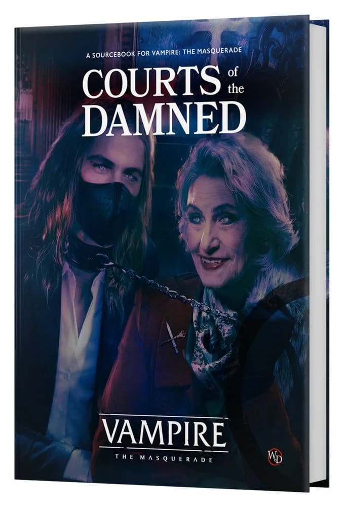 Vampire: The Masquerade 5th Edition rollspelskällbok Domstolarna för de Fördömda – svensk version av källbok för rollspel
