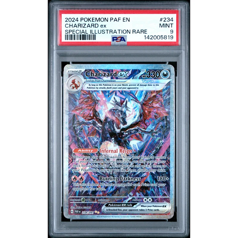 Pokémon TCG: Charizard Ex #234 PSA 9 - Paldean Fates