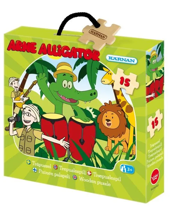 Arne Alligator - 15 Bitar