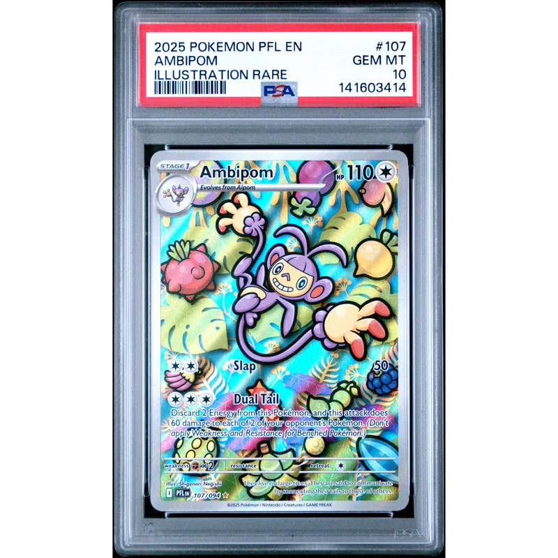 Pokémon TCG: Ambipom #107 PSA 10