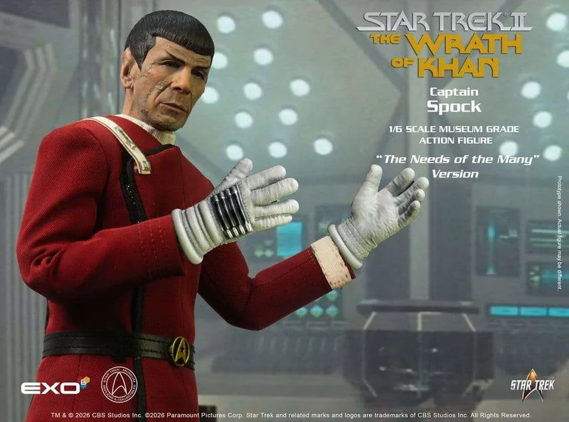 Star Trek: The Wrath of Khan Actionfigur 1/6 Captain Spock Needs of the Many Version 30 cm
