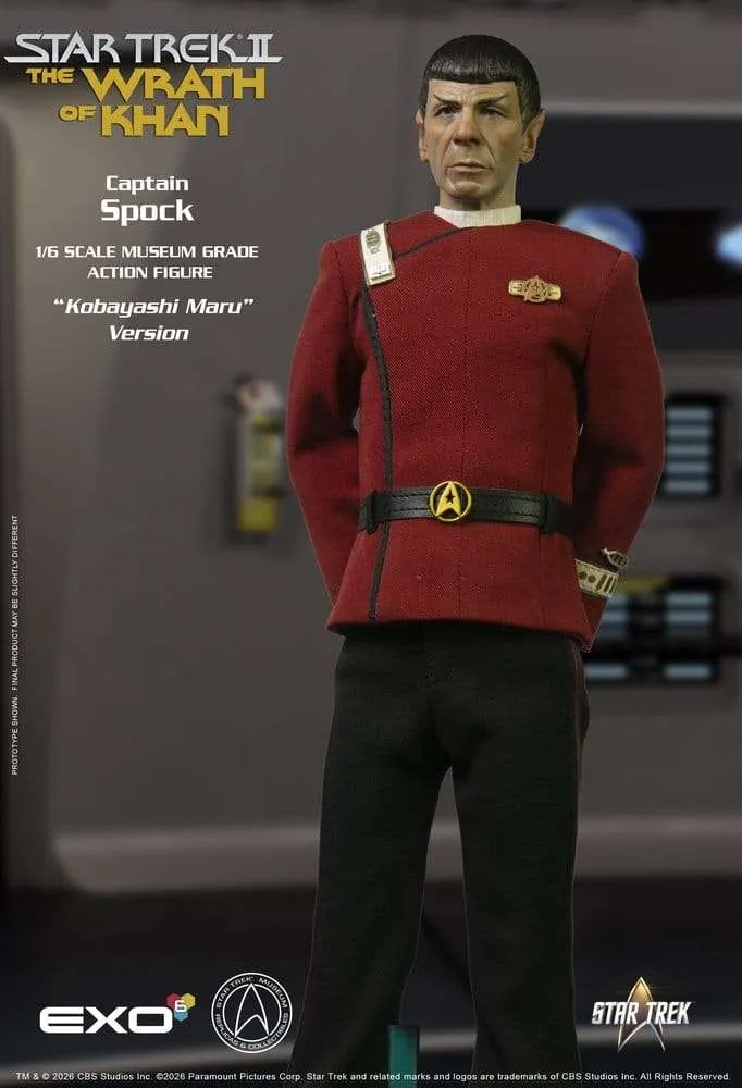 Star Trek: The Wrath of Khan Actionfigur 1/6 Captain Spock Kobayashi Maru Version 30 cm