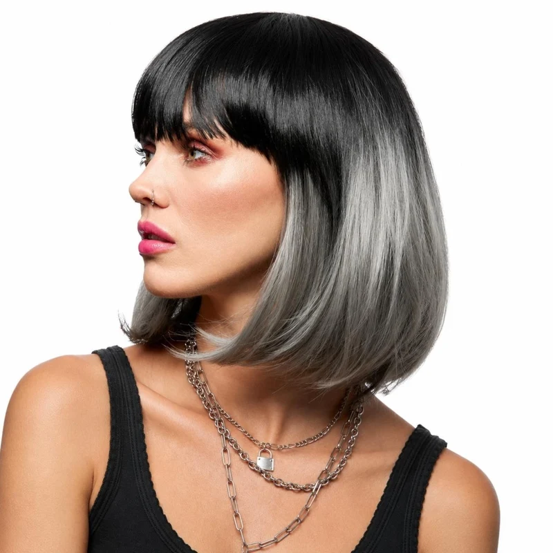 Peruk, Manic Panic Alien Gre Ombre Glam Doll