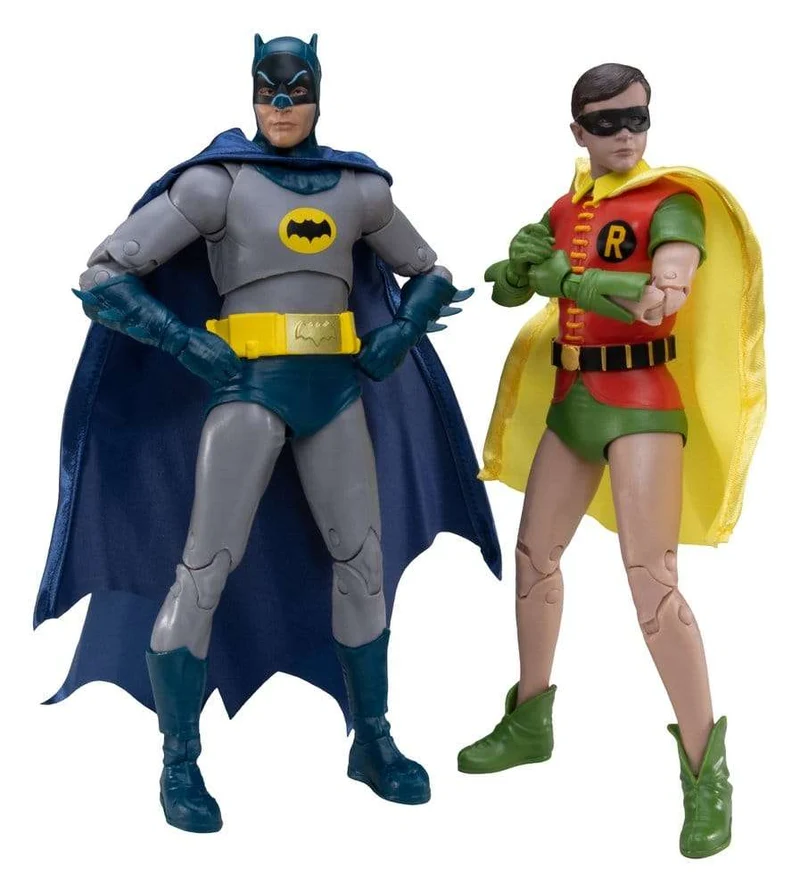 Batman Classic TV Series DC Multiverse McFarlane Collector Edition Action Figure 2-Pack Batman och Robin 18 cm
