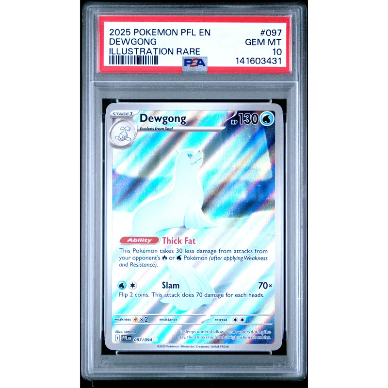 Pokémon TCG: Dewgong #097 PSA 10