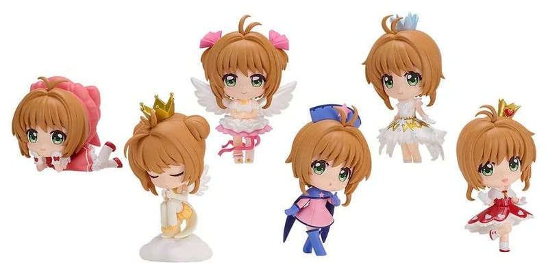 Cardcaptor Sakura: Clear Card Mini Figures Sakura Kinomoto Commemorative Collection 6–9 cm Blind Box Display (6)