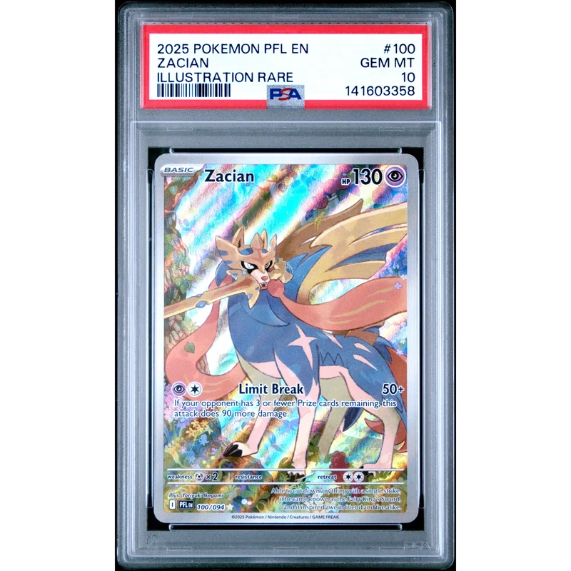Pokémon TCG: Zacian #100 PSA 10