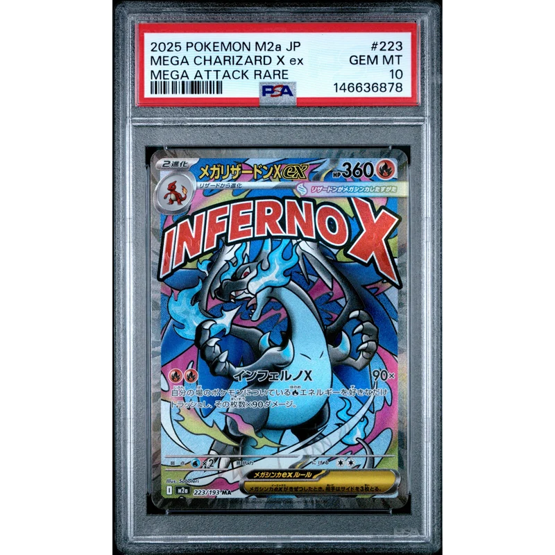Pokémon TCG: Mega Charizard X Ex #223 PSA 10 - Japanese