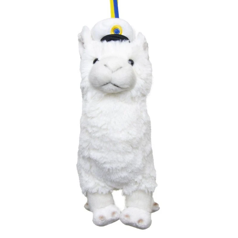 Studentnalle, alpacka vit 20 cm