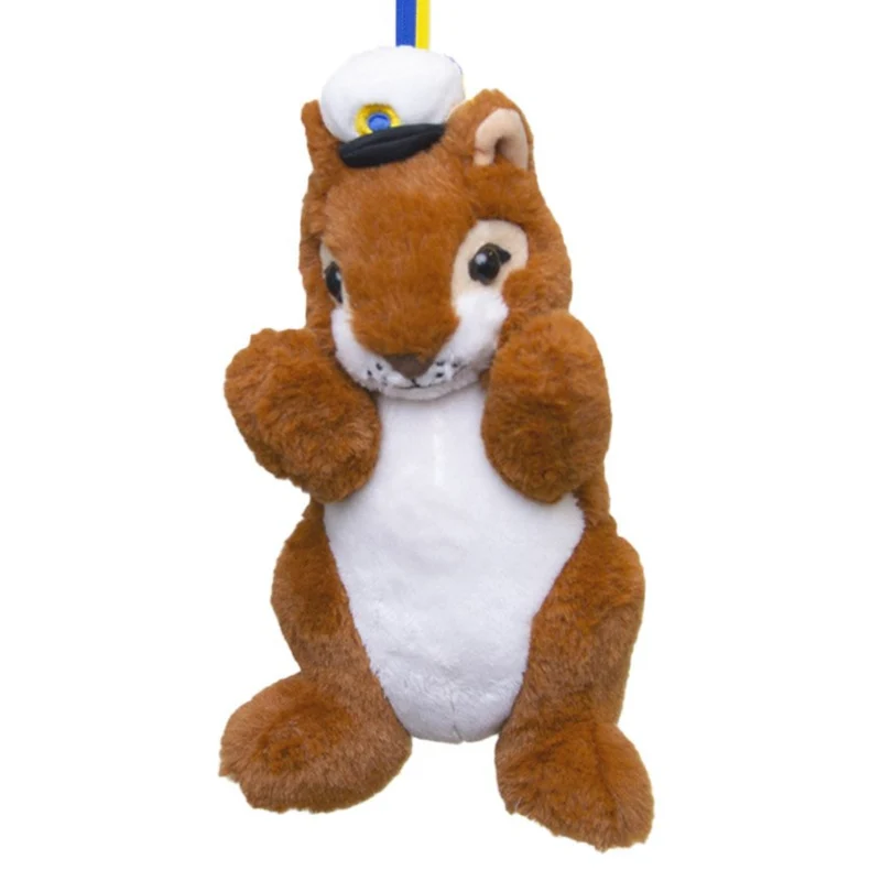 Studentnalle, ekorre brun 20 cm