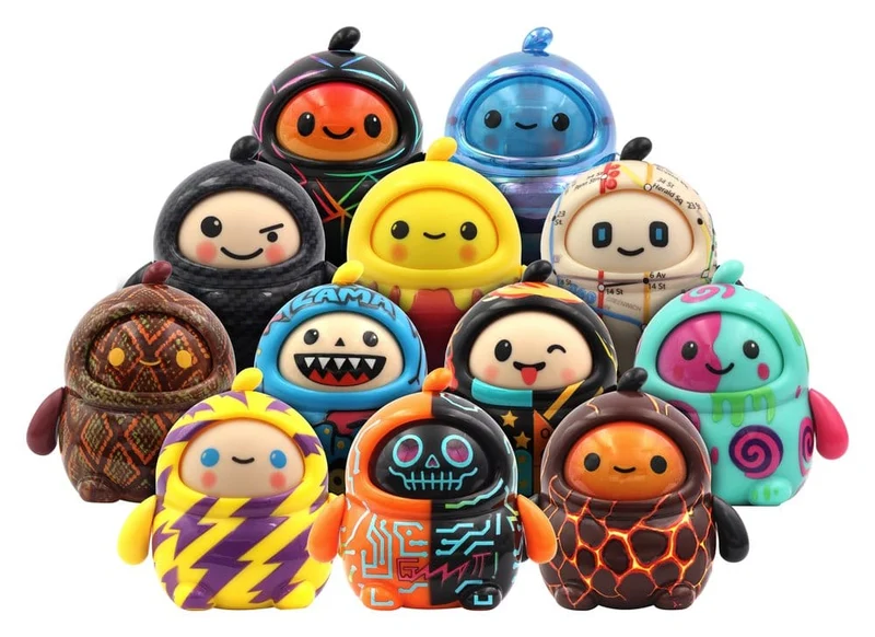 LamaTama Elektroniska Samlarfigurer 6 cm Serie 3 heo Exklusiv Blind Box Display (26)