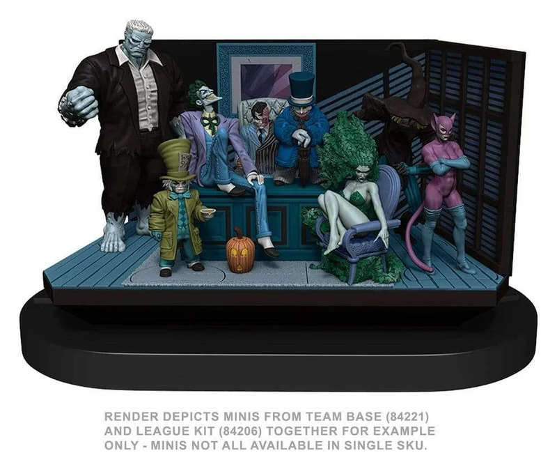 DC HeroClix SwitchClix-minifigurer med bas The Long Halloween Team Base 23 cm