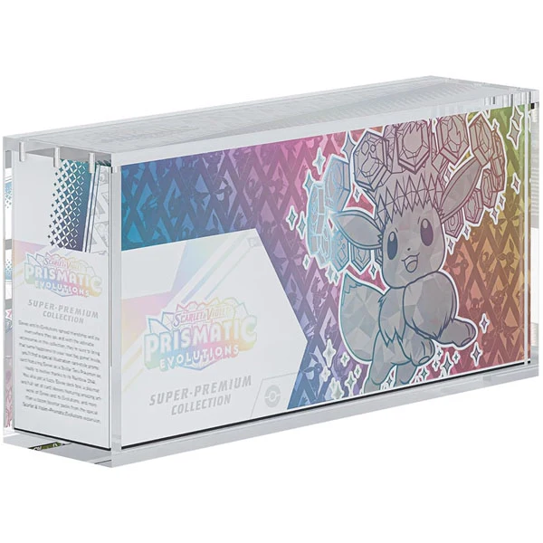 The Acrylic Box: Prismatic Evolution Super-Premium Collection Akryl Case