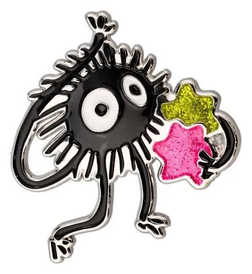 Spirited Away Metallbrosch Susuwatari