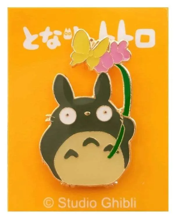 My Neighbor Totoro Pin – Totoro With Flower