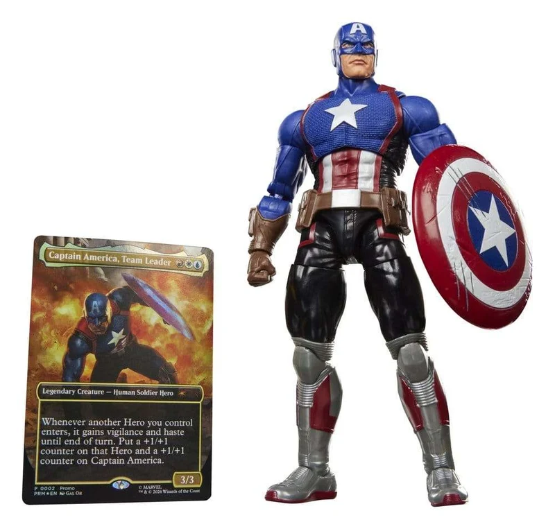 Magic: The Gathering Marvel Super Heroes Marvel Legends Action Figure Captain America (Avengers: Twilight) 15 cm